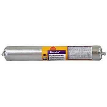 SikaMur InjectoCream-100, Tratamiento contra de humedades por capilaridad en las murados, Blanco, 600ml