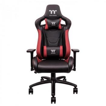 Thermaltake U Fit Silla para videojuegos universal Asiento acolchado Negro, Rojo
