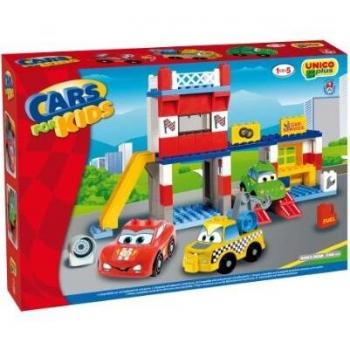 Unico Cars For Kids 8563 - Juego de construcción de Garaje