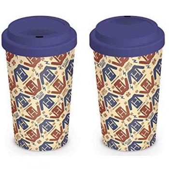 Wizarding World MGT25041 Harry Potter - Taza de viaje, multicolor