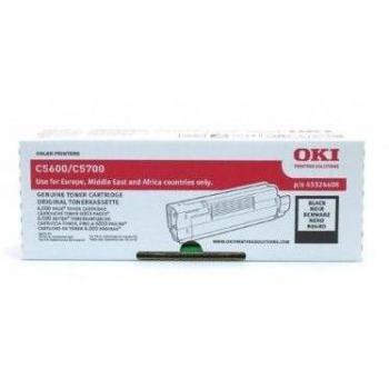 Toner Original Oki 43324408 Negro para C5600/C5700 Series - 6.000 Páginas