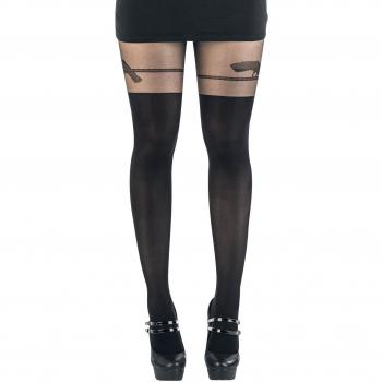 Rock Rebel by EMP Revolver Stockings Medias Negro L-XL
