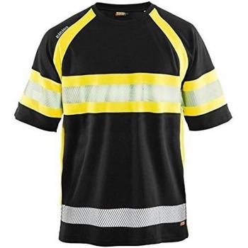 Blaklader High-Visibility Anti-UV T-Shirt Black/Yellow Size L