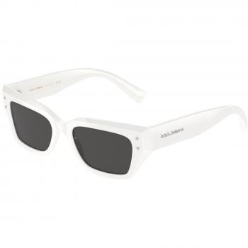 Dolce & Gabbana DG4462F Asian Fit 331287 Women's White Sunglasses Size 52
