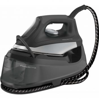 Rowenta VR7048F0 - Centro de planchado golpe de vapor 220 g/min, 2400W potencia y 5,5 bar. Depósito de agua 1,2 L capacidad, calentamiento en 2 min. Modo ECO