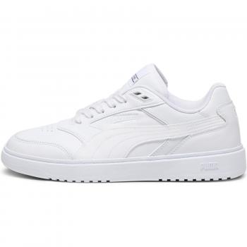 Puma Doublecourt White Leather Sneakers - Size 43