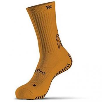 Calcetines Antideslizantes Soxpro Classic Naranja para Hombre, Largos, Unisex Adulto