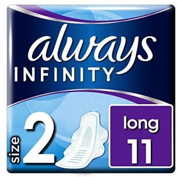 Always infinity - Compresas de incontinencia, normal con alas, pack de 3