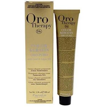 Fanola Oro Therapy 24k Color Keratin Permanent Hair Dye 8.14 Nougat 100 ml