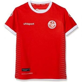Uhlsport Tunisia Camiseta de Entrenamiento, Hombre, Rojo/Blanco, 152