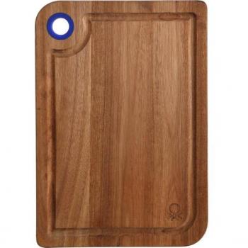 TABLA DE CORTE 33X23X1.5CM MADERA DE ACACIA AZUL RAINBOW - BENETTON