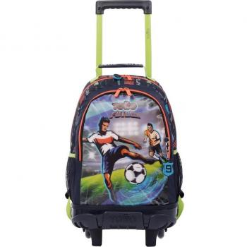 Mochila Escolar con Ruedas Mediana Estampado Digital Game Totto
