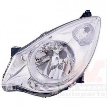 Faro Delantero Izquierdo H4 con Luz de Dirección para Opel Agila desde 2007 - Van Wezel 3702961