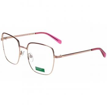 United Colors of Benetton 3092 453 Armazones para Mujer Dorados, Lentes Recetados Para Mujer Dorados, Gafas Recetadas para Mujer Dorados