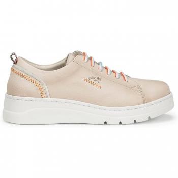 Fluchos - Zapatos de cordones de mujer en color beige