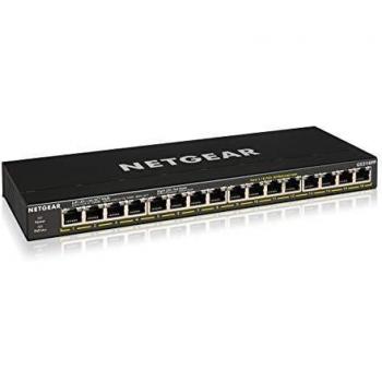NETGEAR PoE Switch 16 Port Gigabit Ethernet Unmanaged Network Switch