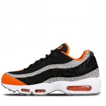 Nike Men's Multicolor Low Sneakers Size 8 US (Black/Granite/Orange)