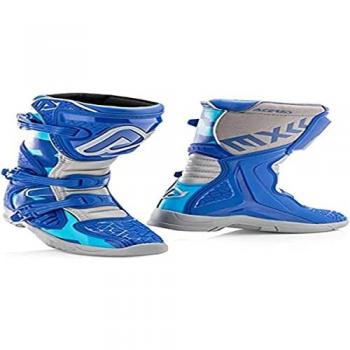 Acerbis Botas de Motocross X-Team para Niños Azul-Gris