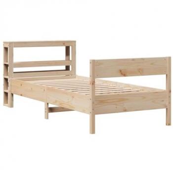 Cama solar sin colchón 100x200 cm en madera maciza de pino