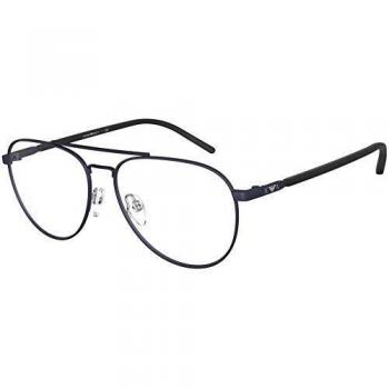 Emporio Armani 0EA1101 Gafas, Azul Mate, 56 para Hombre