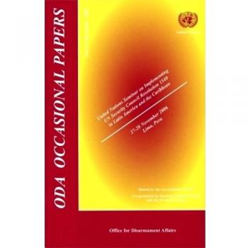 United Nations seminar on implementing UN Security Council resolution 1540 in Latin America and the Caribbean: 27-28 November 2006, Lima, Peru: No. 13