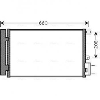 Condensador de aire acondicionado AVA COOLING FTA5357D y PRASCO FTA5357D