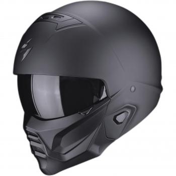 Casco Convertible Scorpion EXO-Combat II Solid Negro (M)