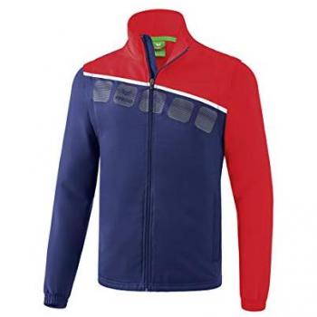 Erima 5-C Removable Sleeve Outdoor Jacket - Blue/Red Size L