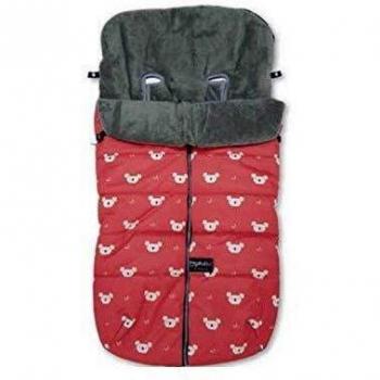 Pirulos Koala Velour - Saco carro, color rojo