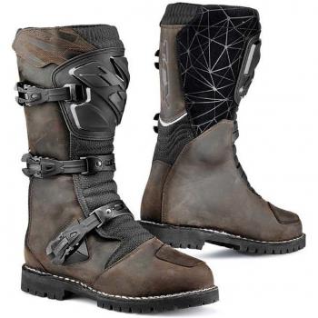 TCX Drifter - impermeable Touring aventura motocicleta botas - Vintage marrón