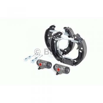 Bosch KS619 Kit Super Pro Kit de freno trasero de tambor 1 juego completo premontado