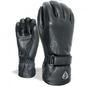 Level Handschuh Classic W - Guantes de esquí para Mujer, Color Negro, Talla 6.5