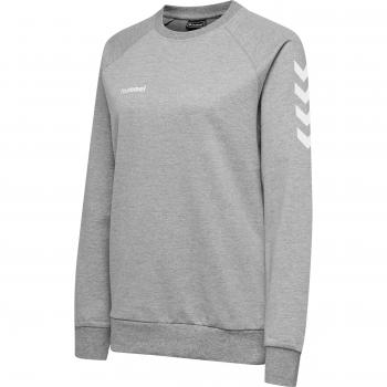 Hummel Sudadera hmlGO Cotton para Mujer, Gris, Extra-Small
