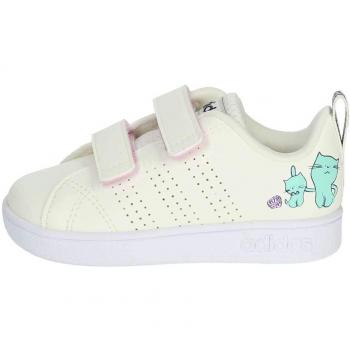 adidas VS ADV Cl CMF INF, Zapatillas de Deporte Unisex niño, Blanco Blanub/Onix 000, 27 EU