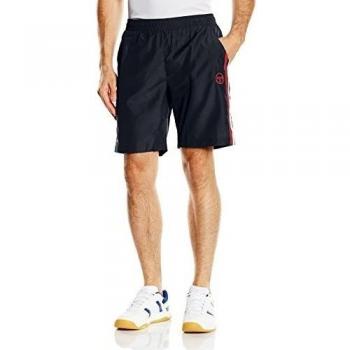 Sergio Tacchini Daffo Shorts AD TCP - Pantalones cortos para hombre, color azul marino, talla L