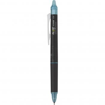 Bolígrafo retráctil de punta Synergy Point de tinta borrable por fricción Frixion Point Clicker Pilot azul claro