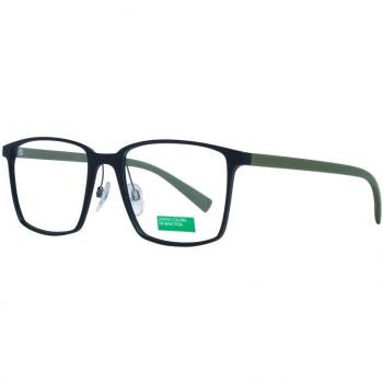 Benetton Monturas de Gafas BEO1009 53001 - Verde TR90 Plástico Rectángulo Lentes Protección