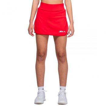 Falda Siux Mujer Club Roja, diseño moderno, talla disponible, material ligero y transpirable, ideal para actividades deportivas y casuales