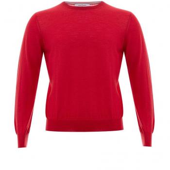 Gran Sasso Elegant Crimson Wool Sweater - IT50 | L