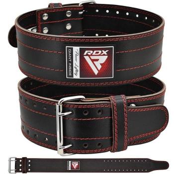 Cinturón de Powerlifting RDX RD1 4 de Cuero en Color Rojo, Talla L