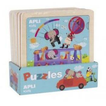 Puzzle Madera Transportes