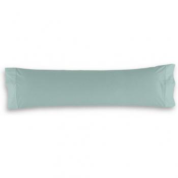 Funda de almohada de algodón en tono aqua para decorar tu hogar con estilo y confort
