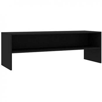 vidaXL Mueble para TV madera contrachapada 120x40x40 cm negro