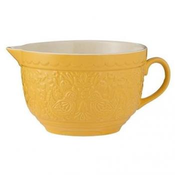 Mason Cash Home To Roost Batter Bowl - Yellow, Stoneware, 26cm