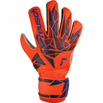 Guantes de portero infantiles Reusch Attrakt Solid con tecnología de agarre, ajuste óptimo, diseño ergonómico y protección adicional en los dedos