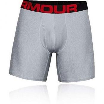 Under Armour Tech 6in Boxerjock 2-Pack - Mod Gray/Jet Gray