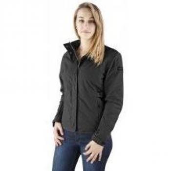 OJ Vanity Black 100% Chaqueta Impermeable con Costuras Selladas Tejido Exterior, Negro, L