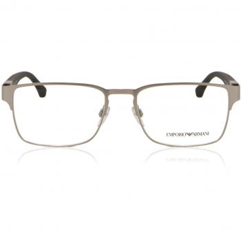 Emporio Armani EA1027 3045 Men's Eyeglasses Silver Size 53 (Frame Only) - Blue Light Block Available
