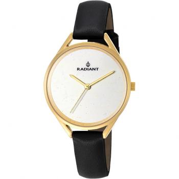 Reloj de Mujer Radiant RA432601 con Elegante Correa en Piel y Detalles en Dorado (Ø 34 mm)