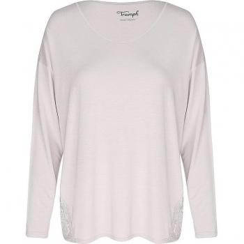 Pijama Triumph Sensualidad Atemporal Gris Claro Talla 42 con Encajes para Dama